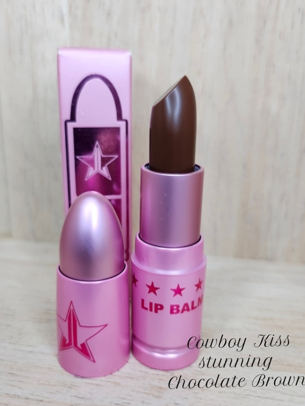 Cowboy Kiss Hydrating Supple Lip Balm In Dark Brown By Jeffree Star NIB